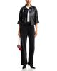 Six Fifty Six Fifty Romy Faux Leather Flared Elbow Sleeve Jacket - 2