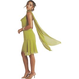 Six Stories Six Stories Ava Cowl Neck Chiffon Mini Dress
