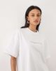 Six Stories Six Stories Bridal cotton embellished beaded """"honeymooning"""" t-shirt in white - 1