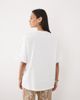 Six Stories Six Stories Bridal cotton embellished beaded """"honeymooning"""" t-shirt in white - 4