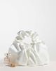 Six Stories Six Stories Bridal satin bow mini bag in white - 2