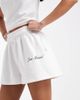 Six Stories Six Stories Bridal script 'just married' sweat shorts in white - part of a set - 3