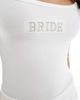 Six Stories Six Stories Bride embroidered bodysuit in white - 2