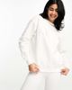 Six Stories Six Stories bride statement sweatshirt in white - 4