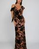 Six Stories Six Stories Floral Devore Strappy Dress - 1