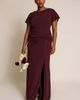 Six Stories Six Stories Knot Panel Flutter Sleeve Maxi Dress - 5