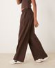 Six Stories Six Stories logo waistband sweatpants in espresso - part of a set-Brown - 3