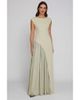 Six Stories Six Stories Pleated Skirt Cap Sleeve Maxi Dress - 1