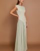 Six Stories Six Stories Pleated Skirt Cap Sleeve Maxi Dress - 2