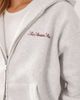 Six Stories Six Stories 'Romantic Material' jersey hooded zip up sweater in gray - part of a set - 4