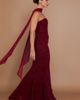 Six Stories Six Stories Velvet Lace Corset Bandeau Maxi Dress - 2