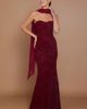 Six Stories Six Stories Velvet Lace Corset Bandeau Maxi Dress - 5