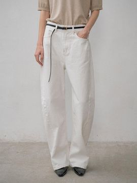 Siyazu Arco Curved Denim [Ivory] (SIJN6087)