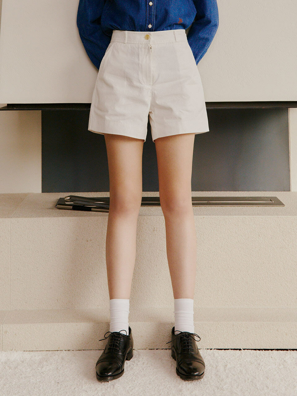 Siyazu Chino Short Pants _ White