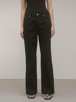 Siyazu Essential Boot Cut Denim_Black