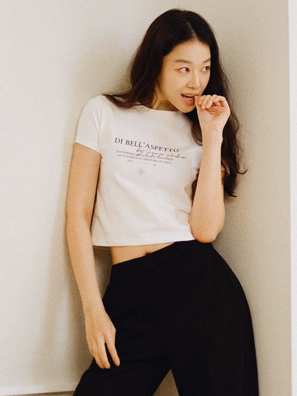 Siyazu Kate Slim T-shirt_White