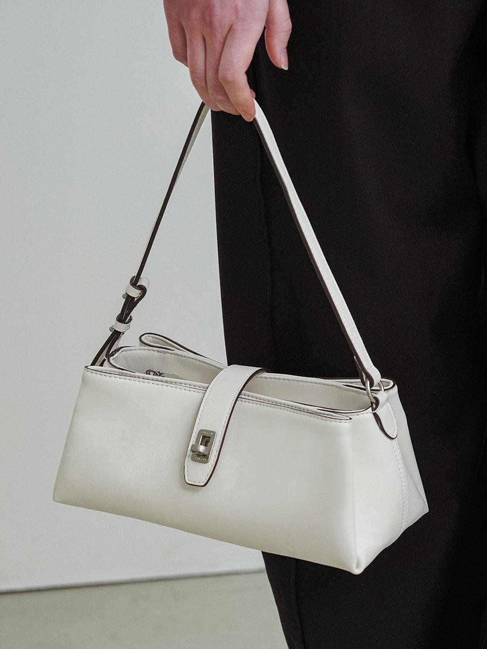 Siyazu Leather Versatile Compact Bag [Ivory] (SIAC3065)