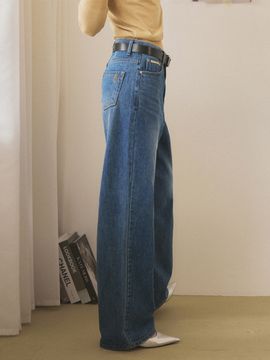 Siyazu New Wide Denim - Medium Blue