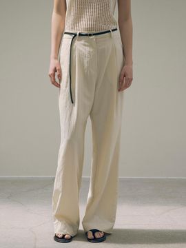 Siyazu Semi Boots Cut Slacks