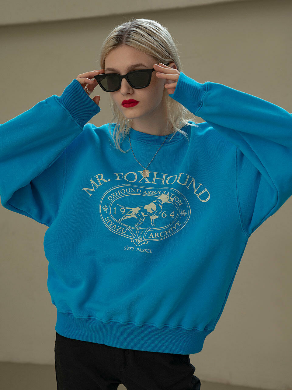 Siyazu (SI TP 5042 )Sweatshirt_Bright Blue