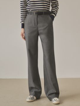 Siyazu Side Banded Essential Slacks (2 Colors)
