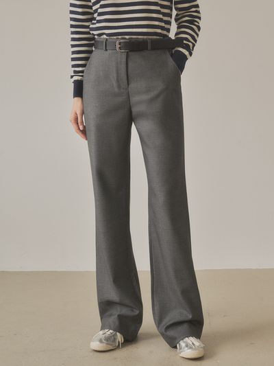 Siyazu Side Banded Essential Slacks (2 Colors)