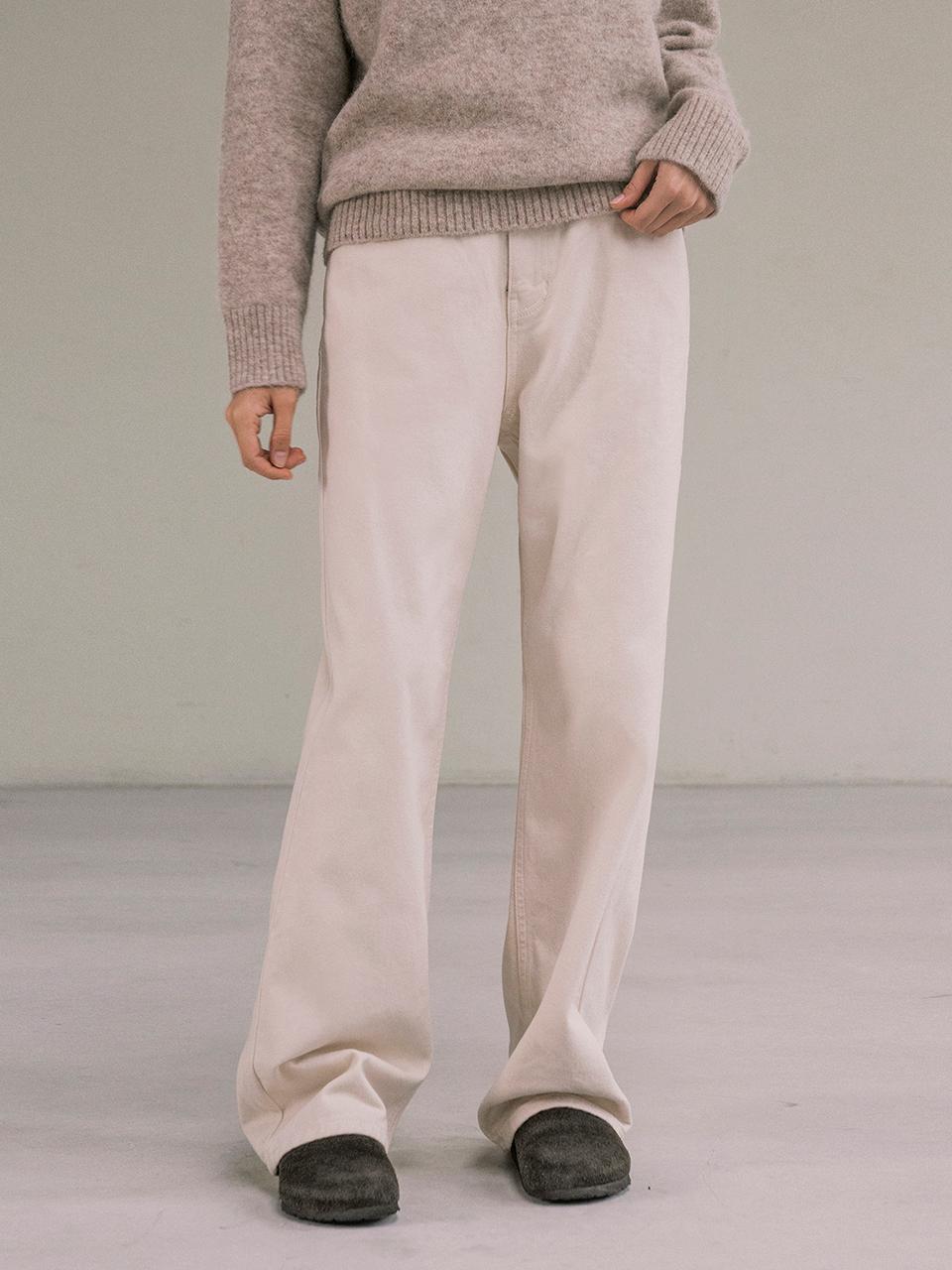 Siyazu SIJN6083 Napping Garment Dying Slow Denim_beige