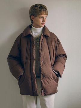 Siyazu SIOT4123 Padded Half Coat_Brown