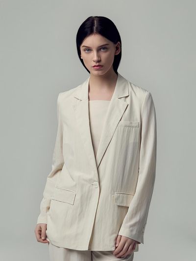 SJYP Back Slit Summer Blazer