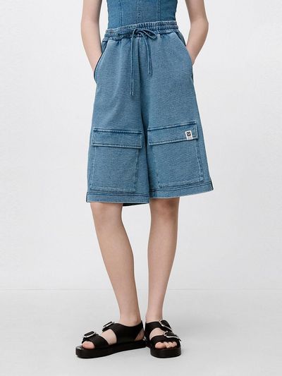SJYP Bermuda Wash Shorts (PW2F4TPCT23WBL)