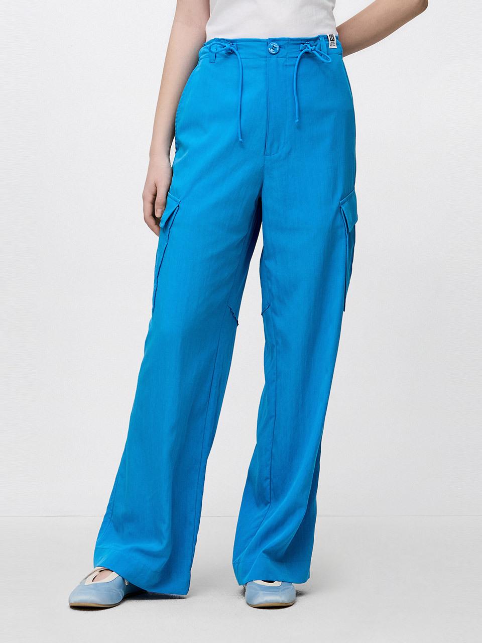 SJYP Cargo Pocket Light Wide Pants (PW2F3WPCT05WBL)