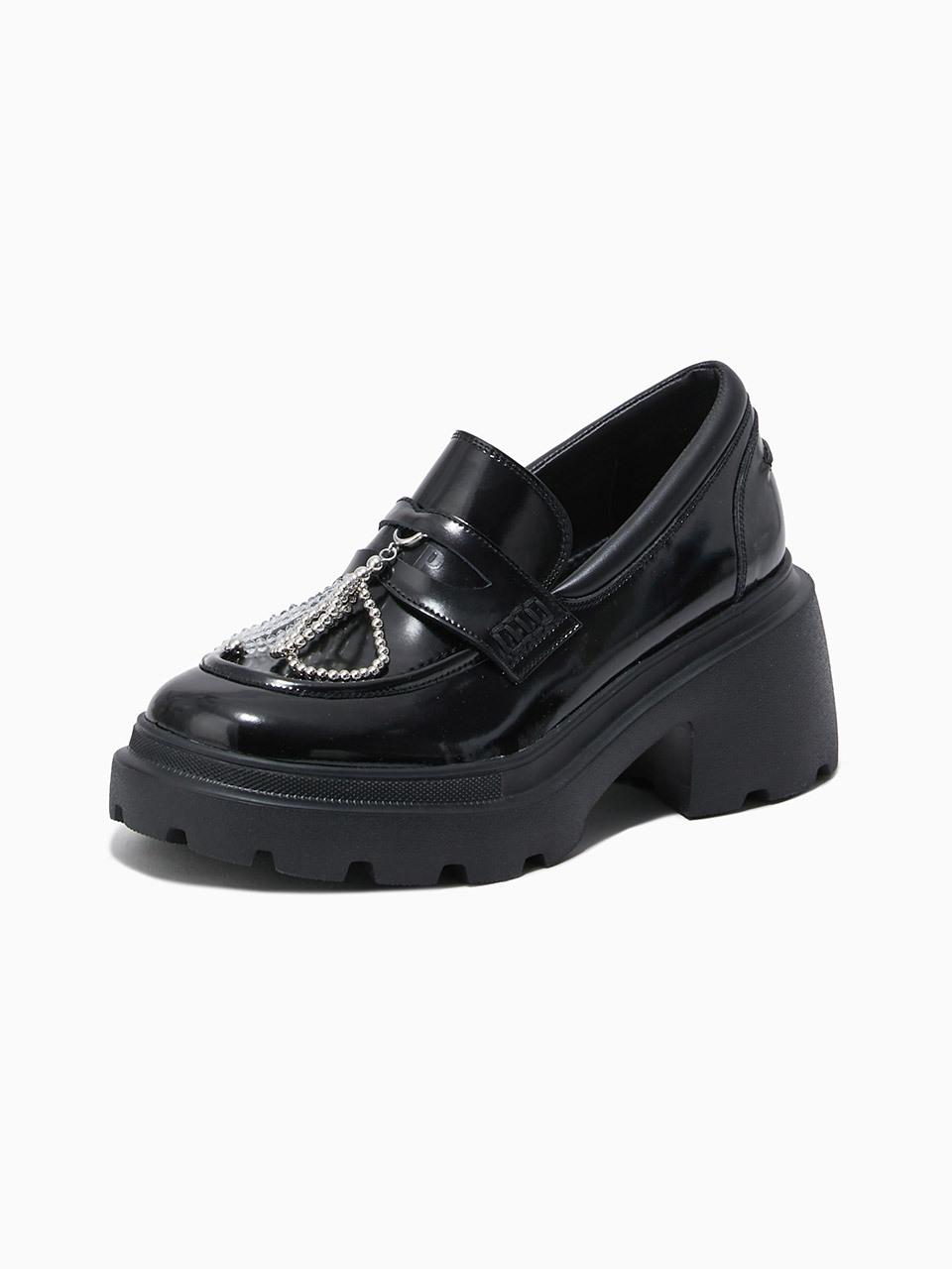 SJYP Chunky Beads Loafer (PW2F3ASZ032WBK)