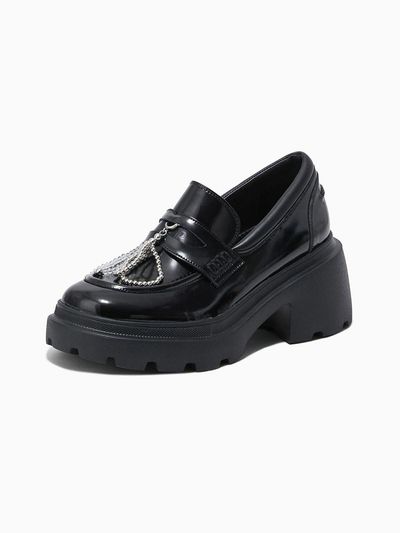 SJYP Chunky Beads Loafer (PW2F3ASZ032WBK)