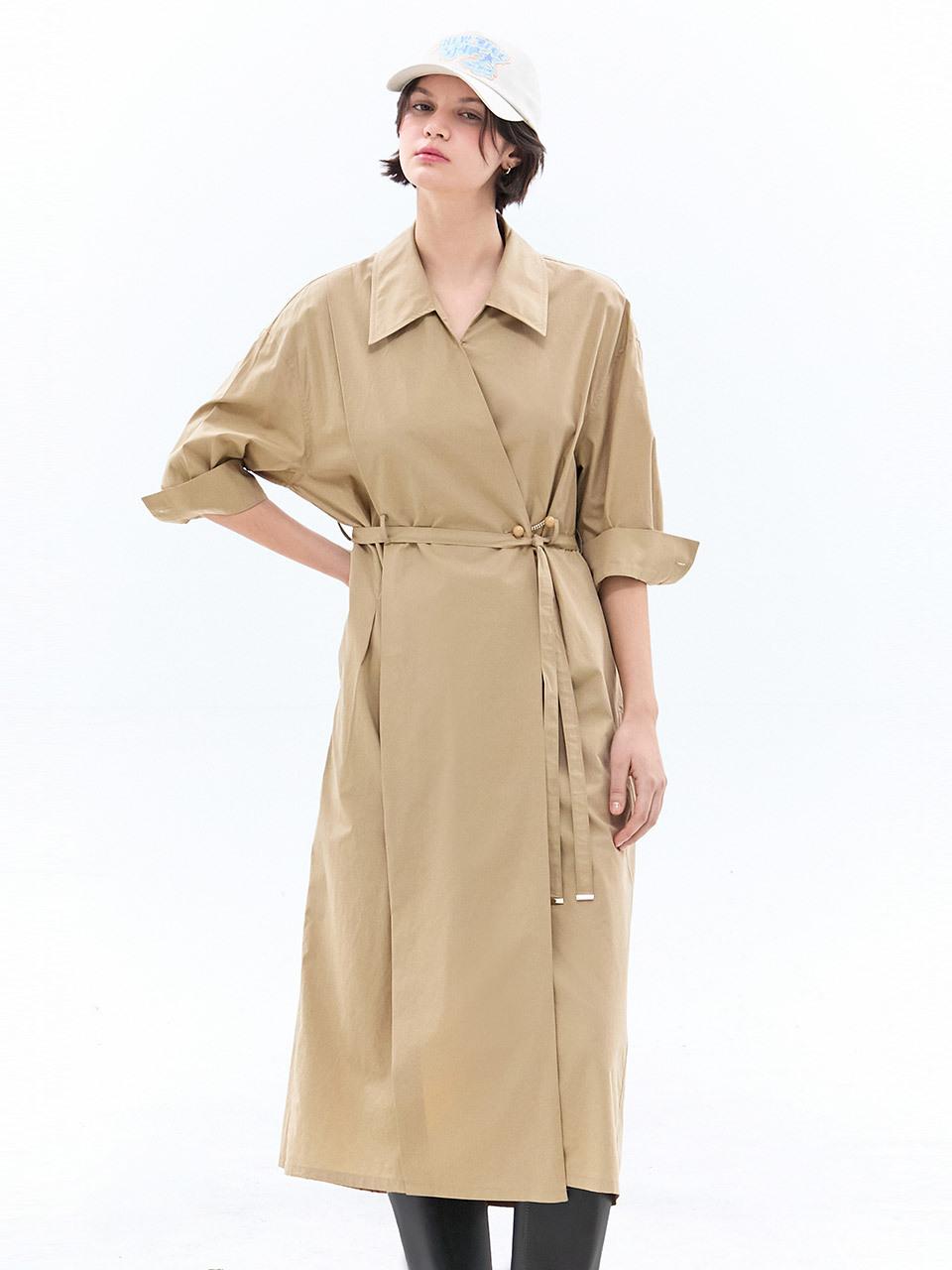 SJYP Cotton Belt Dress (PW2F3WOP403WKE)