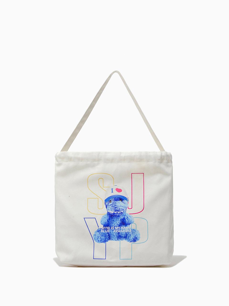 SJYP Dino Print Shoulder Bag (PW2F3ABG131WIV)