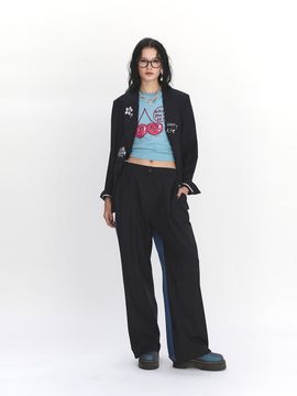 SJYP Embroidered Single Blazer (PW2F3WJCC01WDN)