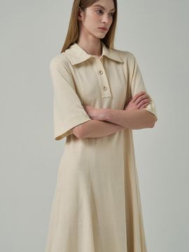 SJYP Jersey Collar Flare Dress
