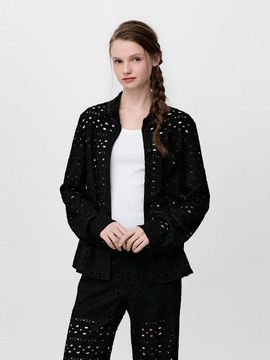 SJYP Lace Shirt (PW2F4WSH508NBK)