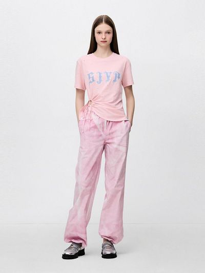 SJYP Light Denim Print Pants (PW2F4WPCT26WPK)