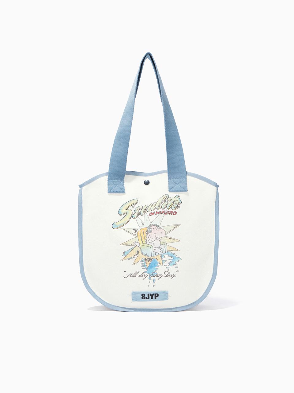 SJYP Printed Canvas Bag