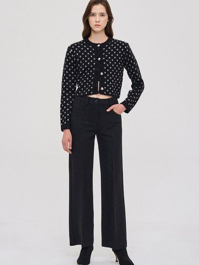 SJYP (PW2E9WPCE15WBK) Essential Wool Pants