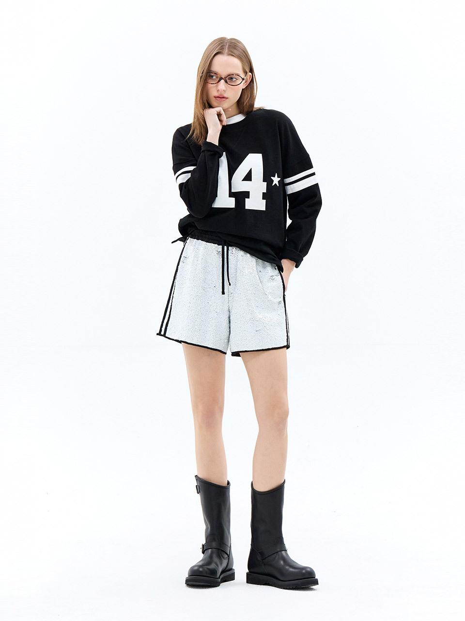 SJYP Sequin Shorts (PW2F3WPC804WOW)