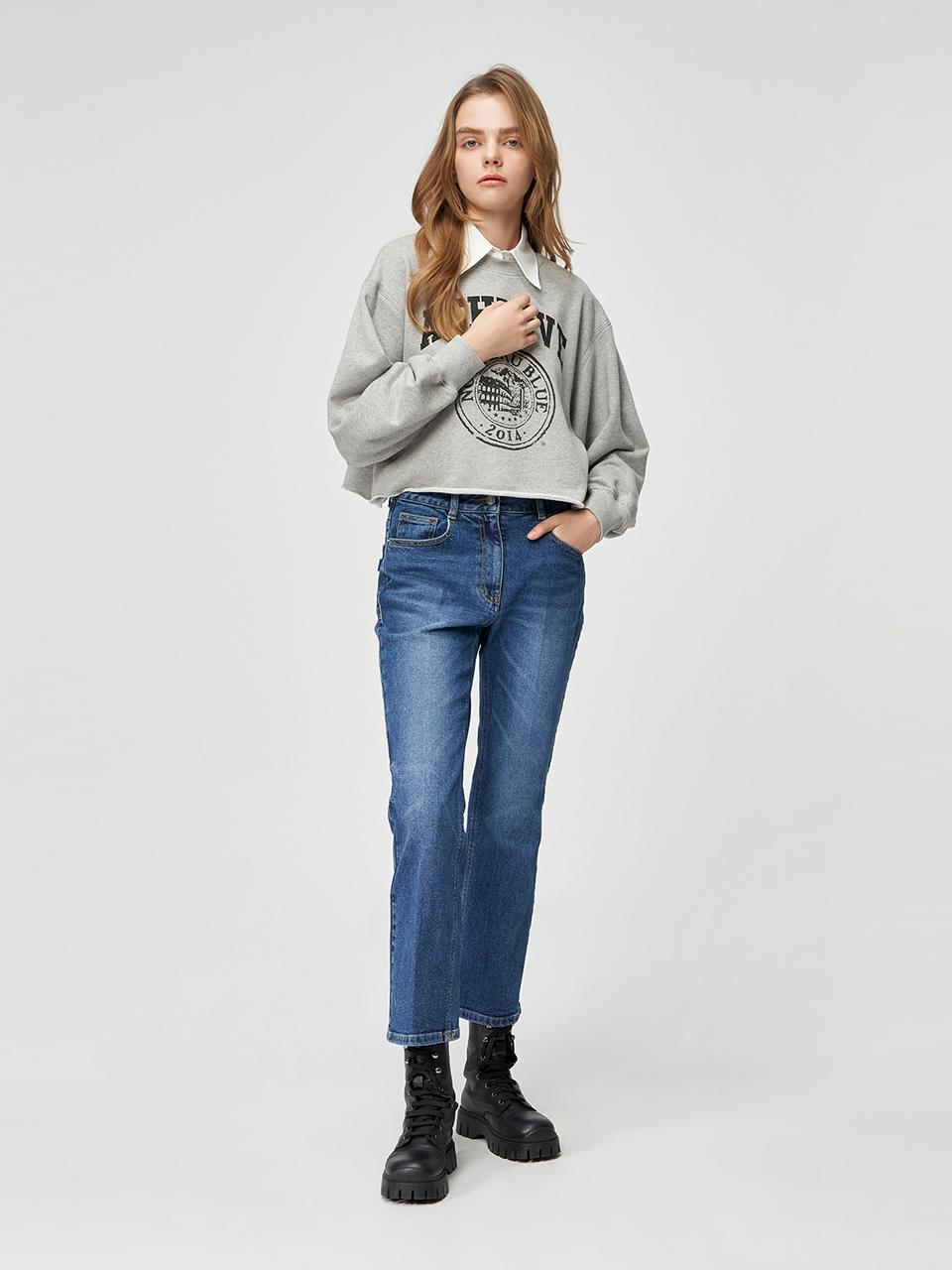 SJYP Slim Boot-Cut Denim Pants