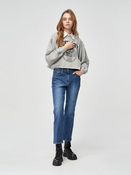 SJYP Slim Boot-Cut Denim Pants