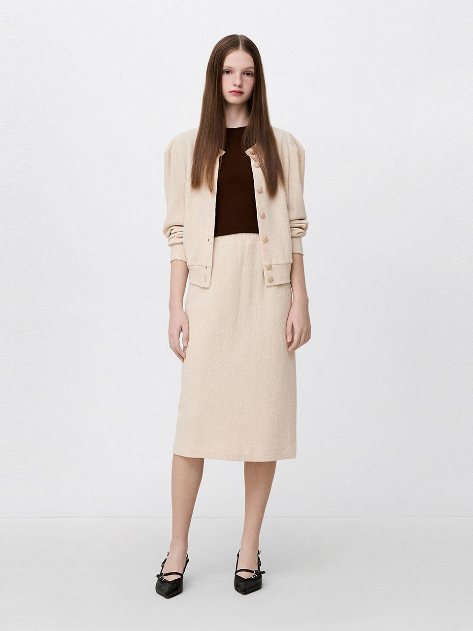 SJYP Slit Jersey Skirt (PW2F3TSCE16WOT)