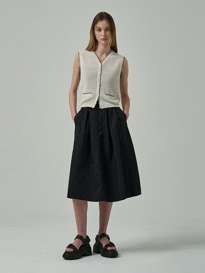 SJYP Stitch Point Knit Vest