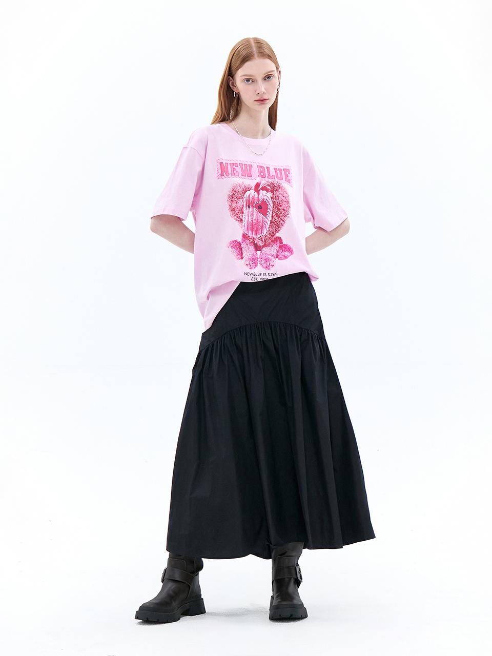 SJYP Vintage Dinosaur Cotton T-shirt