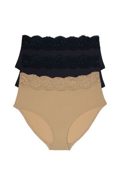 Skarlett Blue Skarlett Blue Divine Lace Trim Brief 3-Pack