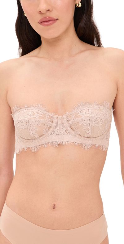 Skarlett Blue Skarlett Blue Entice Strapless Multi-Way Underwire Bra Cashmere