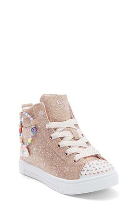 SKECHERS SKECHERS Kids' Twinkle Sparks Light-Up Glitter High Top Sneaker